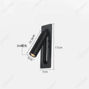 Axyaa LED Wall Lamp with Adjustable Angle and USB Charging Port