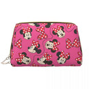 Axyaa Minnie Mouse Leather Makeup Bag: Stylish & Large Capacity Cosmetic Pouch