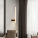 Axyaa Marble LED Wall Sconce Dimmable Copper Light for Indoor Spaces