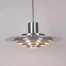 Axyaa Modern LED Pendant Light - Silver White Art Chandelier