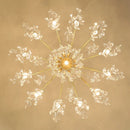 Axyaa Modern Luxury Crystal Chandelier Branch Lighting for Living Room and Bedroom