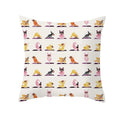 Axyaa Yoga Panda & Avocado Cartoon Animal Throw Pillow Bundle