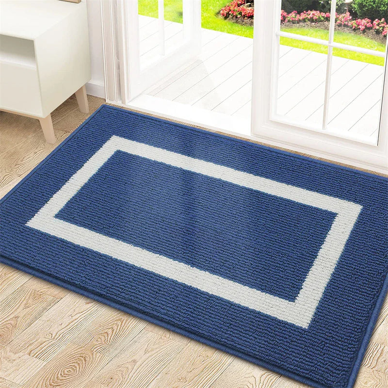 Axyaa Low-Pile Indoor Entrance Mat: Absorbent, Non-Slip & Washable Entry Rug