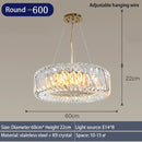 Large Crystal Axyaa LED Chandelier for Living Room & Bedroom Ceiling Lighting
