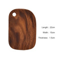 Axyaa Acacia Wood Cutting Board for Bread, Cheese, Steak, Pizza - Western Style Sushi Tray