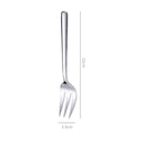 Axyaa Stainless Steel Salad Serving Spoon Set for Western Tableware