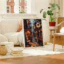 Axyaa Tokyo Cityscape Canvas Print Japanese Bar Art Poster
