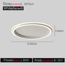 Axyaa Modern Round LED Ceiling Lamp - Minimalist Bedroom Study All Room Lighting