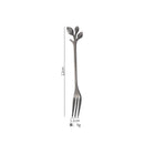 Axyaa Stainless Steel Leaf Fruit Fork Set