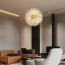 Axyaa Spark Ball Crystal LED Chandelier - Spherical Firework Pendant Light