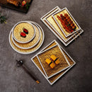Axyaa Gold-plated Sushi Plate | Kitchen Dining Tableware