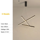 Axyaa Modern LED Stair Ceiling Chandelier: Stylish Indoor Lighting Fixture for Home, Hotel, Bedroom