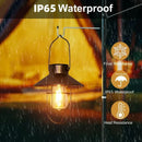Axyaa Solar Iron Chandelier for Garden Courtyards: Decorative Landscape Lighting