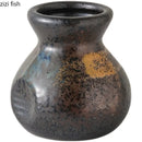 Axya Retro Ceramic Toothpick Box Glass Cover Holder