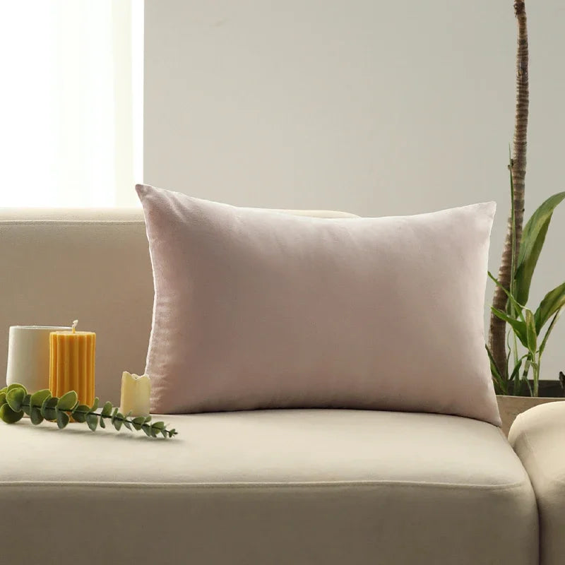 Velvet Cushion Cover - Super Soft 45*45 Decorative Pillow for Living Room Sofa