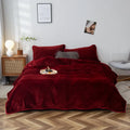 Axyaa Flannel Throw Blanket: Classic Solid Black Fleece, 180*200cm