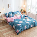 Axyaa Cartoon Print Duvet Cover 220x240 for Adults Kids - Double-sided Comforter Cover
