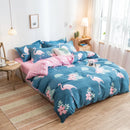 Axyaa Cartoon Print Duvet Cover 220x240 for Adults Kids - Double-sided Comforter Cover
