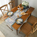 Axyaa Ethnic Tassel Jacquard Table Runner for Home Party Decor