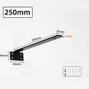 Axyaa Heavy Duty Cast Iron Floating Shelf Brackets 4MM - Kitchen Bathroom Organizers