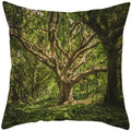 Axyaa Vintage Forest Pattern Pillow Case - Designer Sofa Cushion Cover