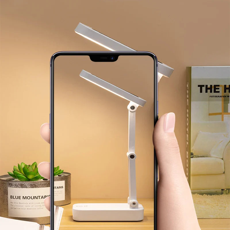 Axya Foldable Desk Lamps: Solar & USB Rechargeable LED Reading Lights