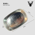 Axyaa American Style Tin Plate for Outdoor Dining
