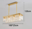 Axyaa Crystal Chandelier Pendant Light for Living Room Dining Room Luxury Lighting