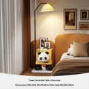 Axyaa Cute Apple Floor Lamp with Side Table, LED Light, Modern Decor for Small Living Room