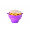 Axyaa Silicone Popcorn Bucket with Lid - High Quality Kitchen Tool