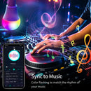 Axyaa Smart LED Bulb 9W - 18W Color Changing Dimmable Lamp with Timer & APP Control
