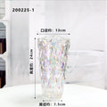 Axyaa Crystal Glass Hydroponic Vase for Art Flower Arrangement and Decor