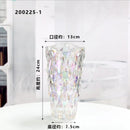 Axyaa Crystal Glass Hydroponic Vase for Art Flower Arrangement and Decor