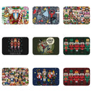 Axyaa Christmas Nutcracker Welcome Mat: Festive Home Decor Anti-Slip Carpet