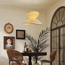 Axyaa Wabi Sabi Silk Pendant Light: Elegant Japanese Design for Living Room, Bedroom, Dining Room