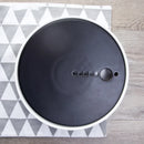 Axyaa Black & White Matte Sushi Sashimi Tray - Japanese Korean Restaurant Tableware