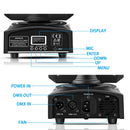 Axyaa RGBW Moving Head Light Beam for DJ Disco Party Bar Club