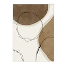 Axyaa Boho Abstract Wall Art Canvas Print Minimalist Living Room Decor