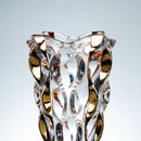 Axyaa Gilded Crystal Glass Vase Hydroponic Flower Decor Home Living Room