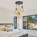 Axyaa Retro Industrial E27 Pendant Light for Farm Living Room Bedroom Dining Hallway