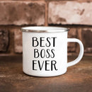 Axyaa Best Boss Ever Mug 10oz Ceramic Office Milk Cup Friends Gift