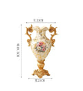 Axyaa European Retro Vase Resin Decoration for Home Foyer, Living Room, TV Cabinet