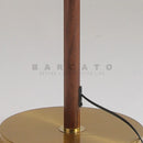 Axyaa Retro Walnut Wood Floor Lamp for Living Room, Bedroom, Study