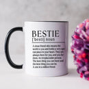 Axyaa Bestie White Coffee Mug Friend Birthday Gift Office Tea Cup