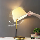Axyaa Nordic Brass LED Table Lamp for Modern Living Spaces