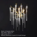 Axyaa Modern Crystal Chandelier Lighting for Dining & Living Room Decor