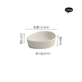 Axyaa Stone Pattern Ceramic Dessert Bowl with Lid, Ideal for Stew, Soup, and Salad