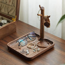 Axyaa Tree Key Storage Tray | Creative Desktop Key Hanger Display Shelf
