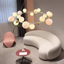 Axyaa Cream French Master Bedroom LED Pendant Light - Modern Minimalist Full Spectrum Lighting