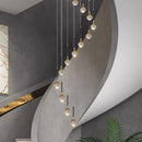 Axyaa Crystal Chandelier Pendant Light for Luxury Dining Room Decor